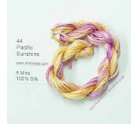 Шёлковое мулине Dinky-Dyes S-044 Pacific Sunshine